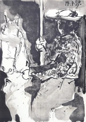 1980s "Toros y Toreros 23b" Lithograph After Pablo Picasso