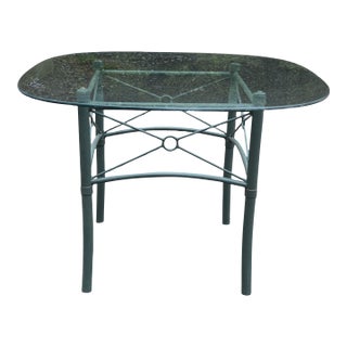 Late 20th Century Giacometti Style Outdoor Patio Table For Sale