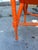 1970s High-Gloss Electric Orange Lacquered Mahogany Chinese Chippendale Magazine Stand. For Sale In Miami - Image 6 of 11