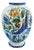 20th Century German Ribbed Ceramic Vase with Iznik Motifs by Icaro Rodi, 1920s For Sale