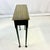 1990s Post Modern Boho Chic Black Thin Style Console Table. For Sale - Image 11 of 11