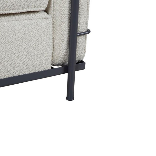 LC 2 Two-Seater Sofa by Le Corbusier for Cassina For Sale - Image 5 of 11