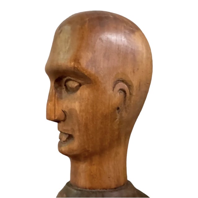 Spanish Lay Figure Carved Wood Mannequin For Sale In Austin - Image 6 of 12
