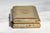 Heavy Antique Meriden Stamp Box Gold Gilt Desk Paperweight Accessory Home Office Decor For Sale - Image 11 of 13