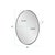 Steele Oval Mirror For Sale - Image 11 of 11