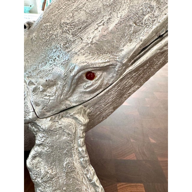 Rare Vintage Arthur Court Whale Champagne Cooler Wine Chiller Ice Bucket Sculpture, 1979 For Sale - Image 11 of 11