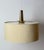 Swedish Modern Minimalist Brass and Silk Drum Pendant Light, 1970 For Sale - Image 4 of 16