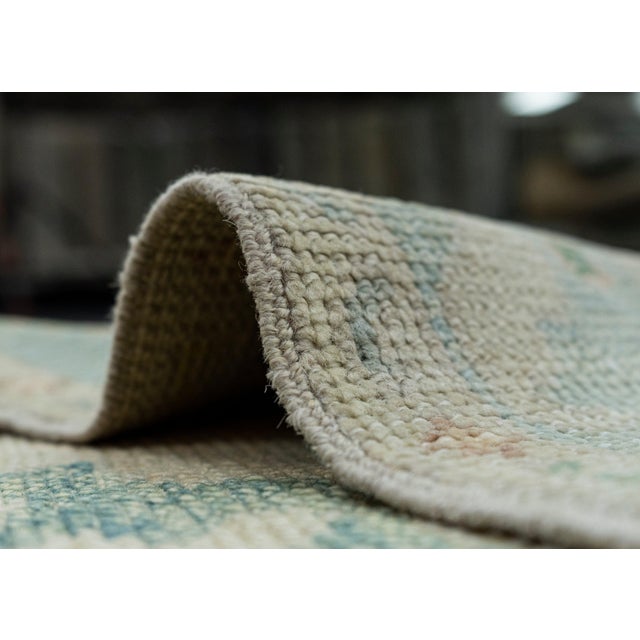 Textile Turkish Oushak Rug 2'9"x 6'10" #19022 For Sale - Image 7 of 8