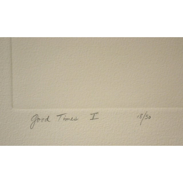 1970s Good Times I -- Couple Nude Figurative by Weyman Lew For Sale - Image 5 of 6