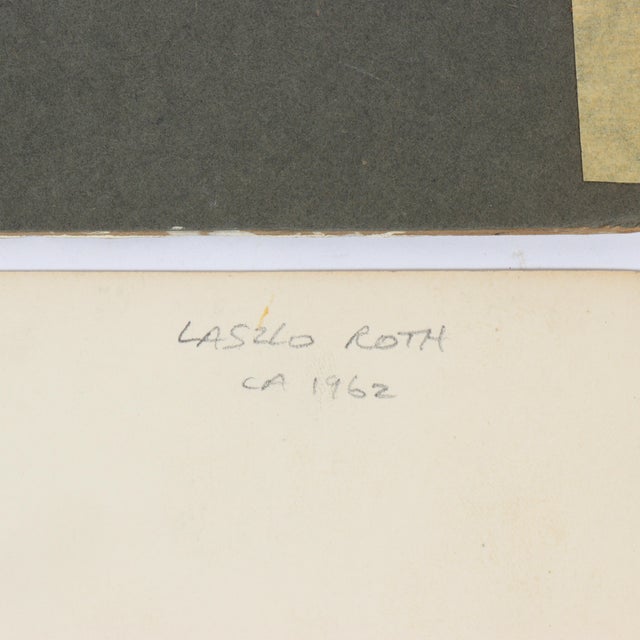 Mid 20th Century Laszlo Roth (American/ Hungarian, 1921-1996) Three Original Works For Sale - Image 9 of 9
