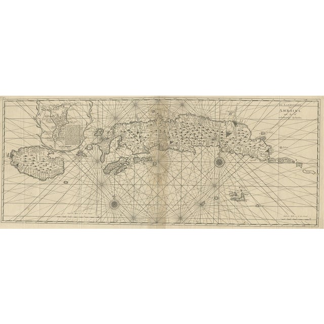 Antique Map of the Moluccas or the Famed Spice Islands of Indonesia, 1724 For Sale