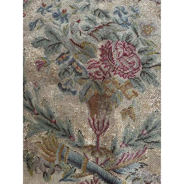 French Needlepoint Chair Cover Tapestry from Bobyrug, 1890s For Sale - Image 4 of 13