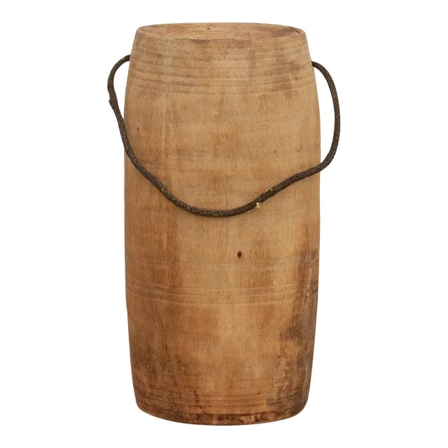 Vintage Indian Slim Milk Pot-Gaddi For Sale