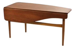 Finn Juhl Coffee Table with Drop-Leaf by Bovirke