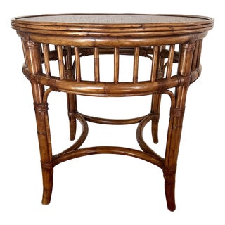 Vintage Ethan Allen Chinese Chippendale Side Table For Sale