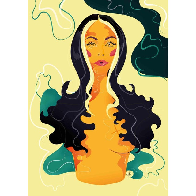 llustration on paper (giclée print) realized by the Italian artist Sara Franzese in 2022. Edition of 5. Hand-signed and...