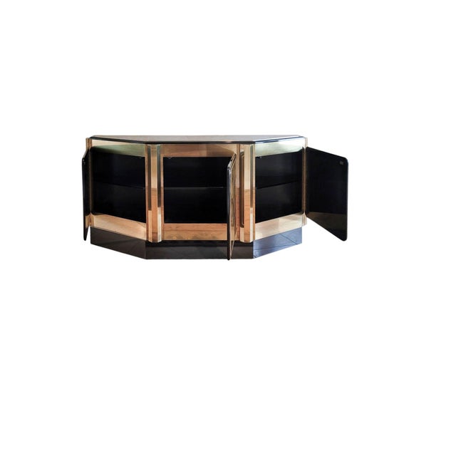 Bernhard Rohne for Mastercraft "Tree of Life" Credenza Console, Circa 1980s For Sale - Image 10 of 10