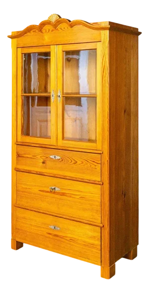 Biedermeier Pine Kitchen Cupboard