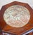 Vintage Chinese Rosewood Marble Top Carved Plant Stand Table For Sale - Image 6 of 12