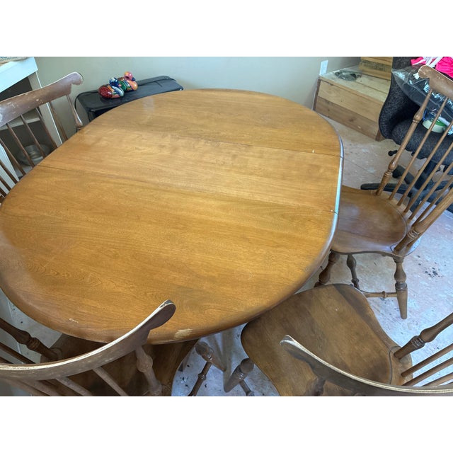 Well loved, solid dining set, needs a new home!