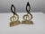 Brass Vintage Brass Treble Clef Music Note Bookends - a Pair For Sale - Image 8 of 8