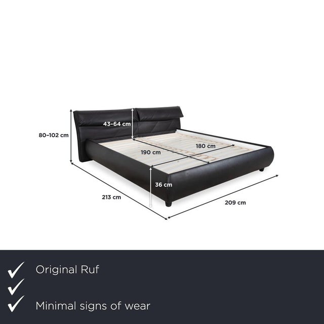 with this Ruf bed, you're getting a double bed that particularly impresses with its quilted, wide headboard and practical...