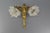 French Neoclassical Style Bronze and White Frosted Glass Two-Arm Sconce, 1890s For Sale - Image 3 of 18