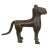 Vintage African Benin Bronze Leopard Sculpture For Sale - Image 9 of 9