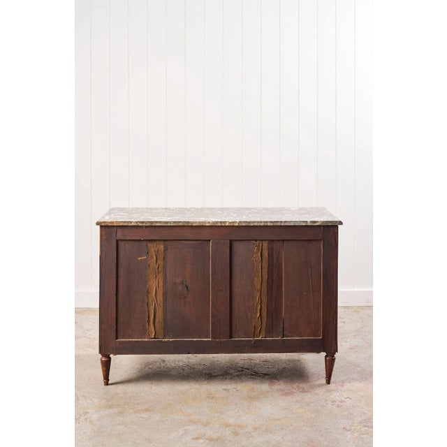 19th Century French Commode With Grey Top For Sale - Image 12 of 12
