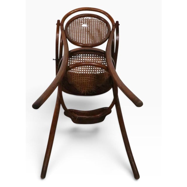 Antique Bentwood Highchair Att. To Thonet For Sale - Image 13 of 15