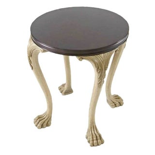 Hickory Chair Jones Footed Side Table For Sale