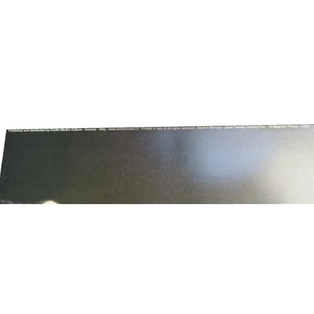 Poster of Marilyn Monroe by Emilio Modric, Italy, 1980s For Sale - Image 6 of 8