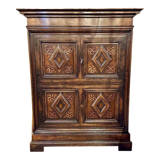 French Oak Cabinet For Sale