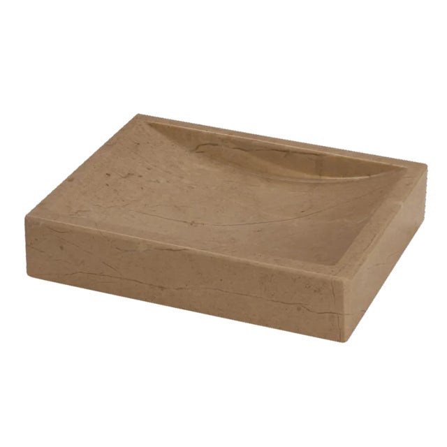 Tan Marble Soap Dish For Sale