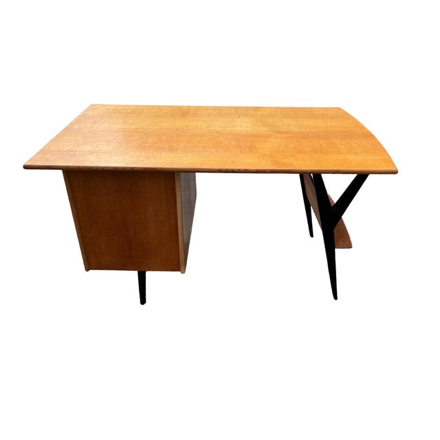 1950s Vintage Desk by Louis Paolozzi, 1950s For Sale - Image 5 of 13
