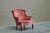 A fantastic late 19th century lounge chair in pink velvet. Most probably from The Netherlands. This is a highly elegant...