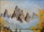 Small Signed Vintage Mountains & Lake Landscape Painting For Sale In San Francisco - Image 6 of 10