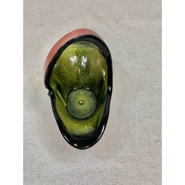 Ceramic Vintage Woodlands Hull Pottery Ceramic Basket For Sale - Image 7 of 8