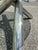 Late 20th Century Late 20th Century Mid Century Modern Tripod “Jax” Dining Table 60” Crackle Glass Top For Sale - Image 5 of 8