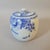 1900 - 1909 Antique Japanese Blue & White Porcelain Mizusashi Water Jar For Sale - Image 5 of 11