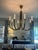 Metal Rousseau Round Chandelier 38" For Sale - Image 7 of 8