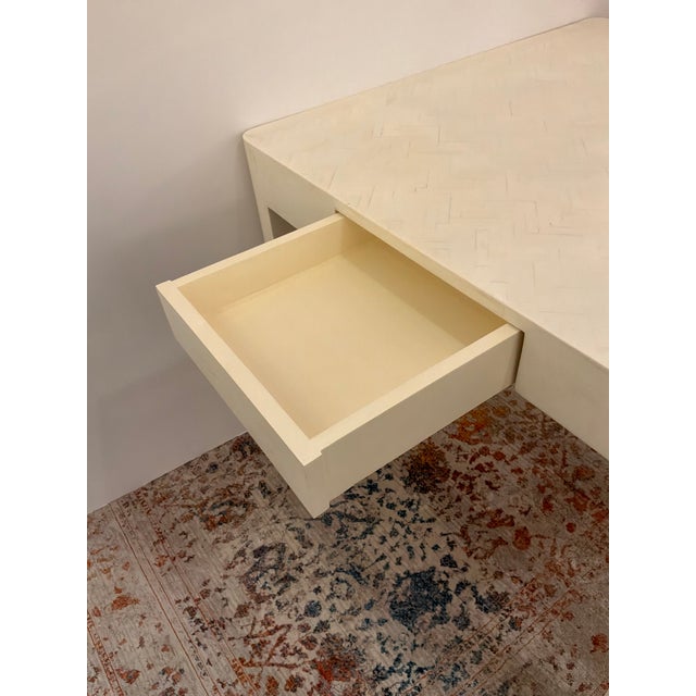 Century Furniture Century Furniture Mosaic Bone Game Table For Sale - Image 4 of 6