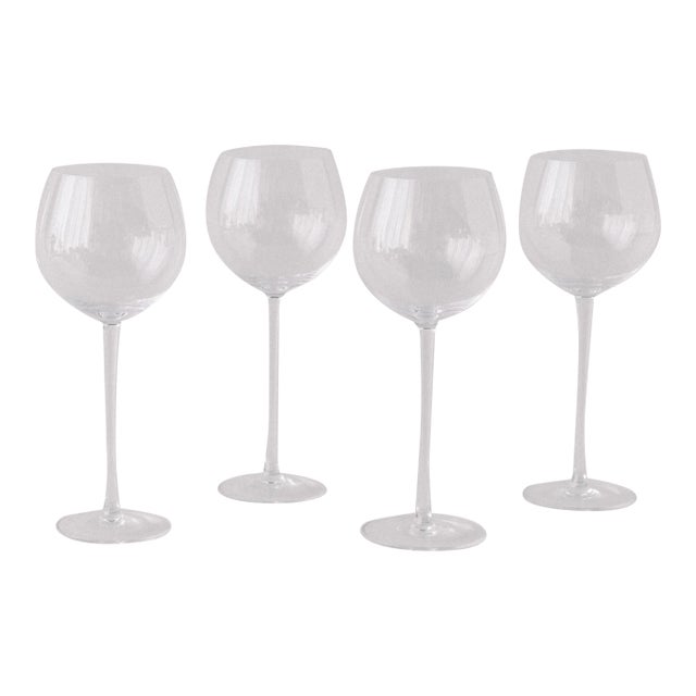 Siren Beverageware Clear Red Wine - Set of 4 For Sale