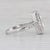 0.35ctw Diamond Halo Ring 14k White Gold Size 7 For Sale - Image 4 of 9