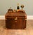 Brown Vintage Leather Steamer Campaign Chest For Sale - Image 8 of 8