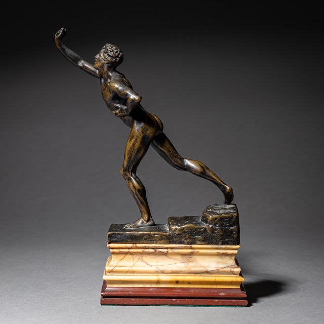 Traditional Bronze “The Messenger of Marathon” by Max Kruse (1854–1942), Gladenbeck Foundry, Berlin, Design 1881 For Sale - Image 3 of 10