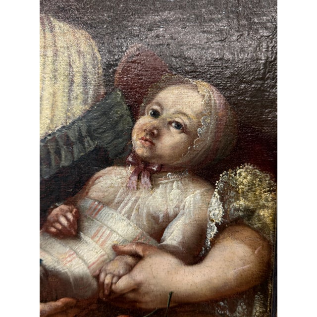 Portrait of Mother and Child 19th Century For Sale In San Francisco - Image 6 of 6