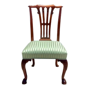 18th C Style Burton-Ching Chippendale Side or Desk Chair
