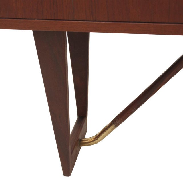 Mid-Century Modern Boomerang Desk attributed to Arne Vodder For Sale - Image 9 of 11