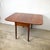 American Antique Style American Drop-Leaf Table — Spool-Turned Legs, Brass Casters, Warm Hardwood Top For Sale - Image 3 of 12